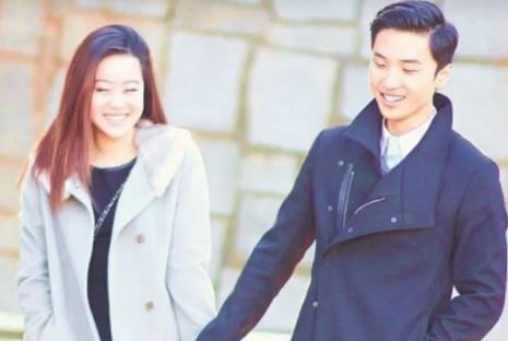 Stephanie Soo with her fiance, Rui Qian